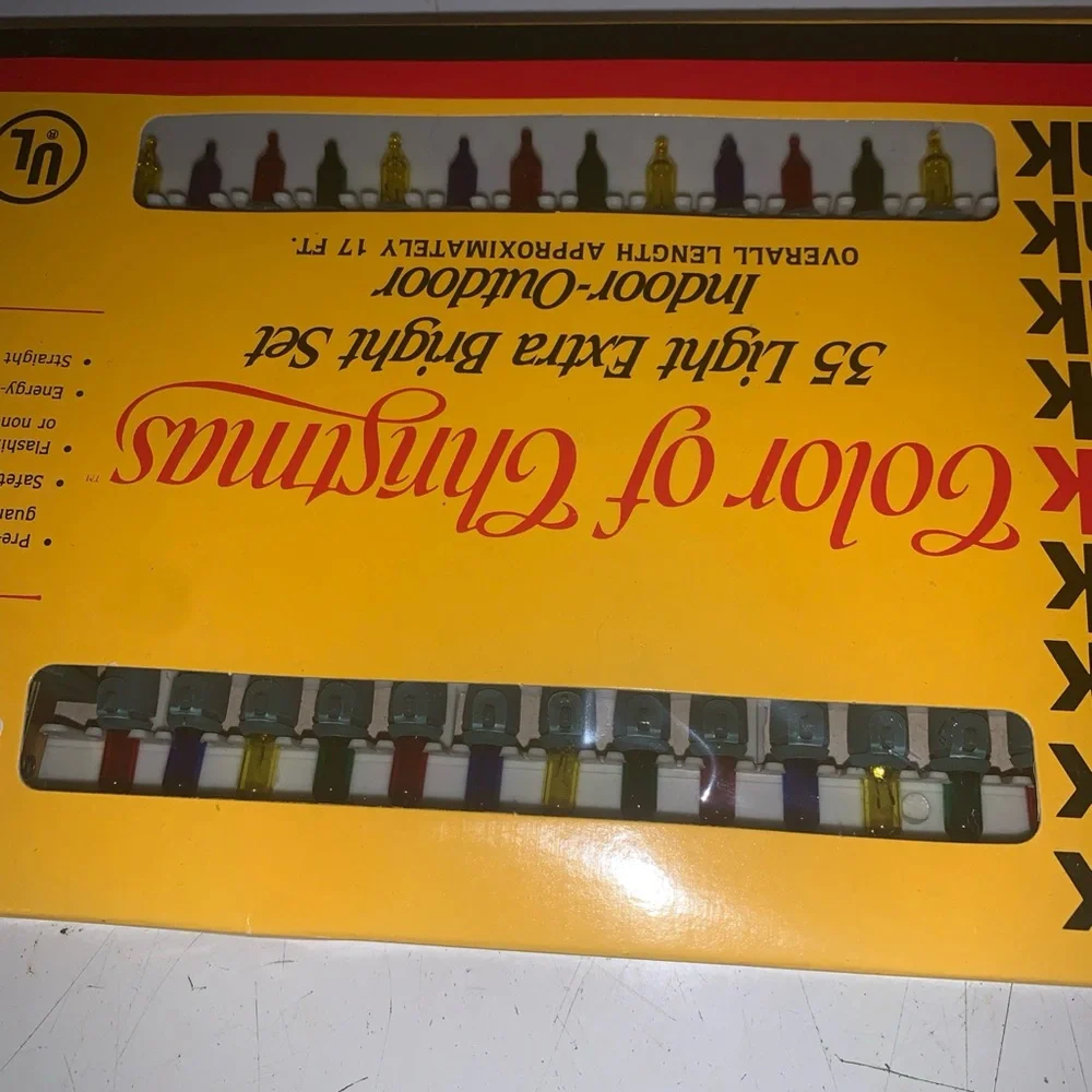 Kodak Color of Christmas Light Set 35lights